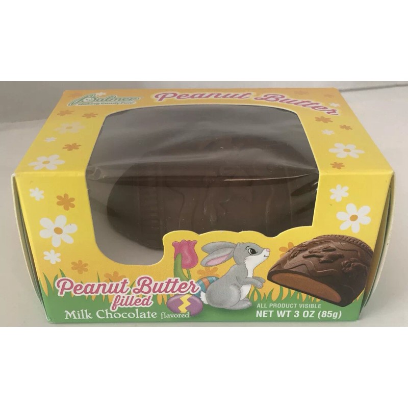 PALMER (1) PALMER PEANUT BUTTER FILLED MILK CHOCOLATE EGG- 3oz