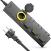 deleyCON 4-Way Outdoor Power Strip with 1.4 m Cable for