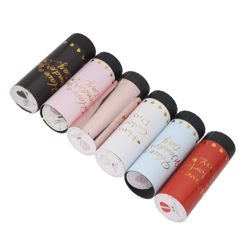 12Pcs Confetti Cannon Portable Mini Party Ambience Wide Application Confetti