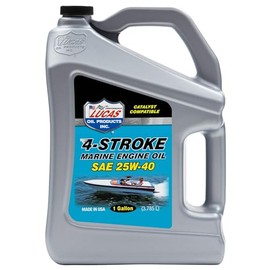 Lucas Oil SAE 25W-40 Stern Drive Inboard Marine Oil FC-W, 5 Quart (Pack of 1)