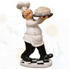 WINOMO Chef Figures Decorative Kitchen Chef Figure Chef with Pasta