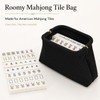 Pyrrhiax American Mah Jongg Tile Bag, Woven Mahjong Storage Pouch