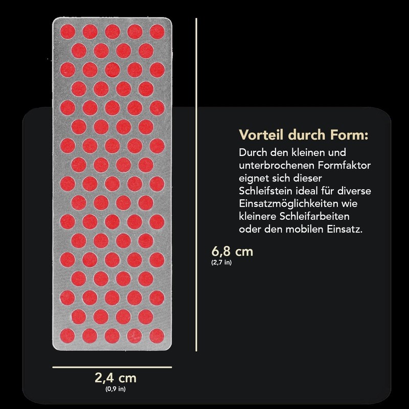 DMT Diamond Whetstone Fine Mini Diamond Stone Fine, 1 Piece,