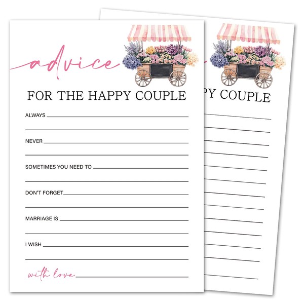 Bridal Shower Games, Advice for the Happy Couple, Fresh Off