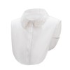 SUZALA Womens Half-Shirt Dickey Collar Beaded Detachable Fake Collars Organza