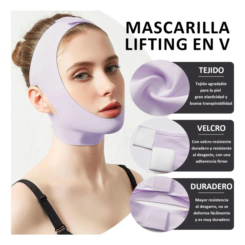 Mentonera Faja Oferta Reduce Arruga Papada Cachete Mejilla