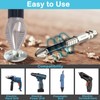 YUENTOEN 6Pcs Phillips Magnetic Screwdriver Bit Set, S2 Steel Anti-Slip