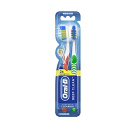 Oral-B Complete Deep Clean Toothbrushes, Medium, 2 Count