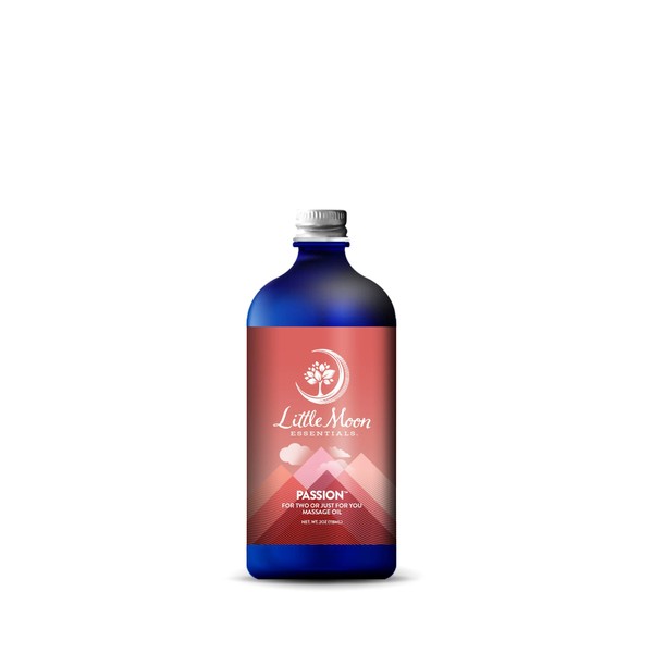 Little Moon Essentials for Two or Just for You Massage Oil, Passion, 2 oz.