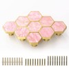 EVERGD 25mm Pure Copper Handle Shell Brass Gold Wardrobe Kitchen