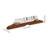 Kisangel Rosewood Banjo Bridge Professional Musical Instrument Supply Durable Wooden