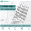 10 Pcs Dental Excavators Double Ended Spoons Stainless Steel Restorative
