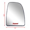 Replacement Passenger Right Side Mirror Upper Main Glass Heated with
