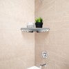 Skelang 304 Stainless Steel Corner Shelf, Triangle Shower Caddy, Floating
