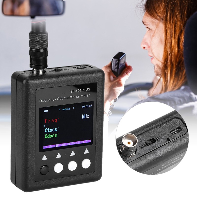 Portable Radio Frequency Counter 27Mhz3000Mhz Car HandHeld Meter with CTCCSS
