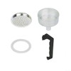 Espresso Coffee Moka Pot Repair Parts Replacement Funnel Kits, Handle,
