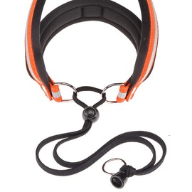 Ferplast Harness for Small Dogs AGILA Reflex 2 Dog Harness with Soft Padding, Quick and Easy Drawstring Closure System, Chest Circumference 32-50 cm, Orange