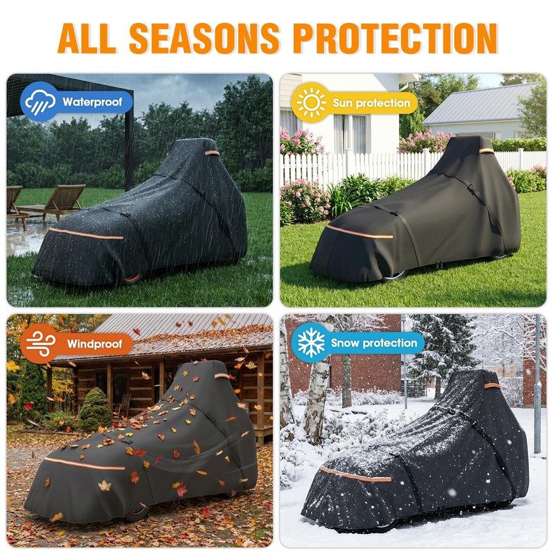 Tractor Covers Waterproof Heavy Duty, Compact Utility Full Tractor Cover