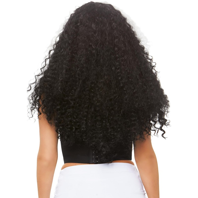 LEG AVENUE A28582 Women's Wig, Black, White, One Size