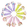 Pack of 12 Hair Clips Girls, Unicorn Hair Clips, Hair