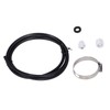 Fdit Chlorinator Feeder Connection Pack with Nut Gasket Clamp Tubing