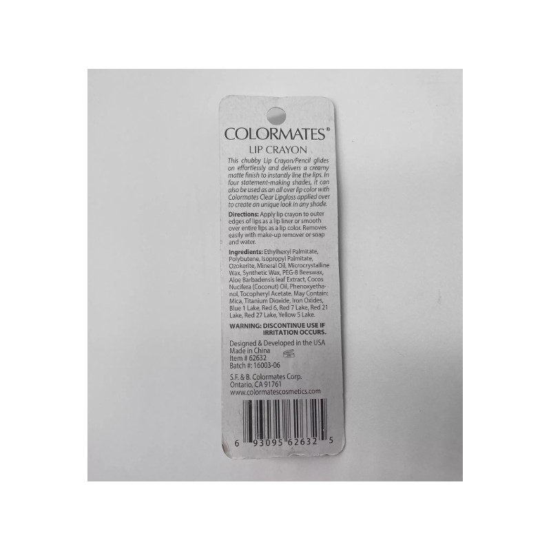 New Colormates Lip Crayon Lipstick Espresso 63632 NIP