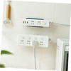 KICHOUSE Abs Material Wire Strip Holder Wall-Mounted Socket Rack for