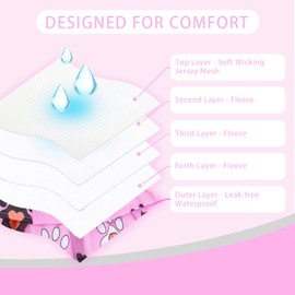 Cathy Doll 3 Pack Premium Reusable Washable Dog Diapers for Female Dogs in Heat Period Incontinence Puppy Training Highly Absorbent Leak-Proof Durable Pink (L)