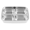 Lunch Box 4 Compartments 304 Stainless Steel Tableware Portable Lunch