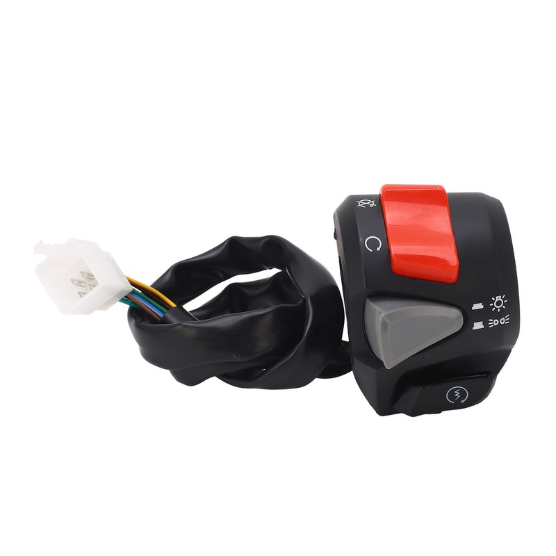 Motorcycle Handlebar Switch 7/8in Turn Signal Horn High Low Beam