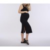 Motherhood Maternity Women's Sleeveless Racerback Rib Knit Midi Pregnancy Bodycon