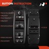 A-Premium Master Power Interruptor de ventana compatible con Chrysler Pacifica