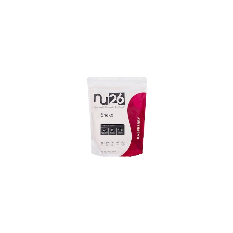 NU26 Nutritionally Complete Real Food Raspberry Shake 1kg