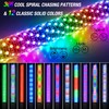 Nilight LED Fat Whip Light 1PC 3FT RGB Lighted Antenna