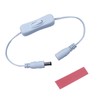 Litever Inline ON/OFF Switch White, for DC12V~DC24V LED Strip Lighting,