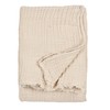 Yard Lark Crinkle Cotton Throw, Natural, 130 x 180cm