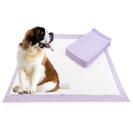 Disposable Pee Pad for Dogs Pets Small Puppy Chucks Pads with Odor Eliminating Thicken Puppy Pee Pads Super Absorbent Lavender Scented 22x22in 50count