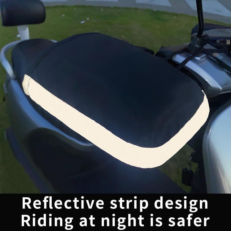 Winter Scooter Gloves, Universal Motorcycle Handlebar, Winter Thickened Plush Handlebar