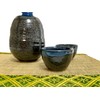 Japanese Mino Ware Ceramic Tokkuri Sake Bottle 9.3 Fluid Ounces