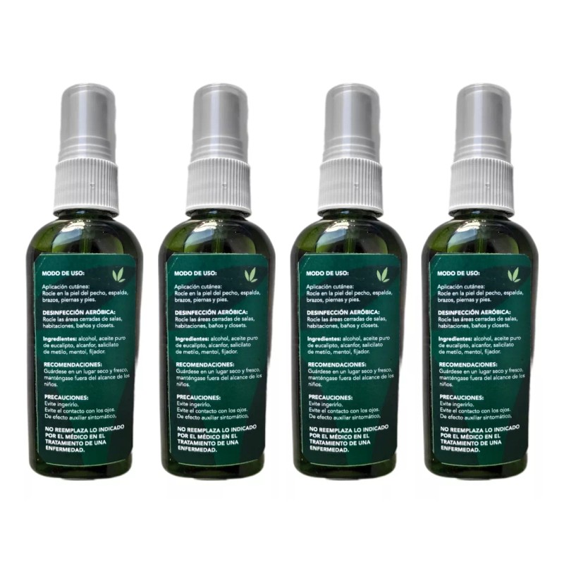 Sentzia 4 Sentzias Eucalipto Aceite Esencial Masajes Bote 60ml