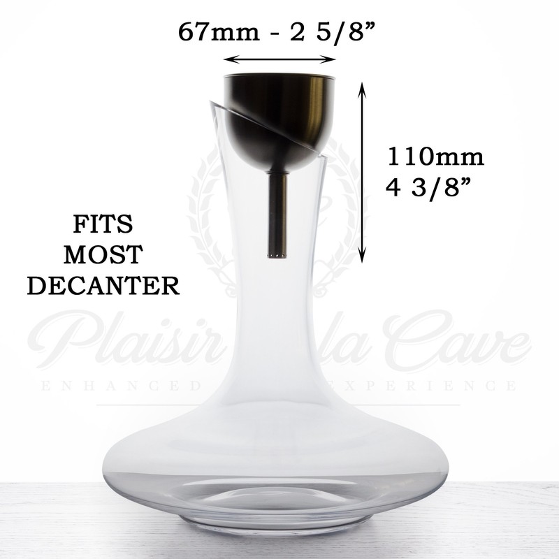 Plaisir de la Cave 3in1 Steel Funnel with Strainer (Wine