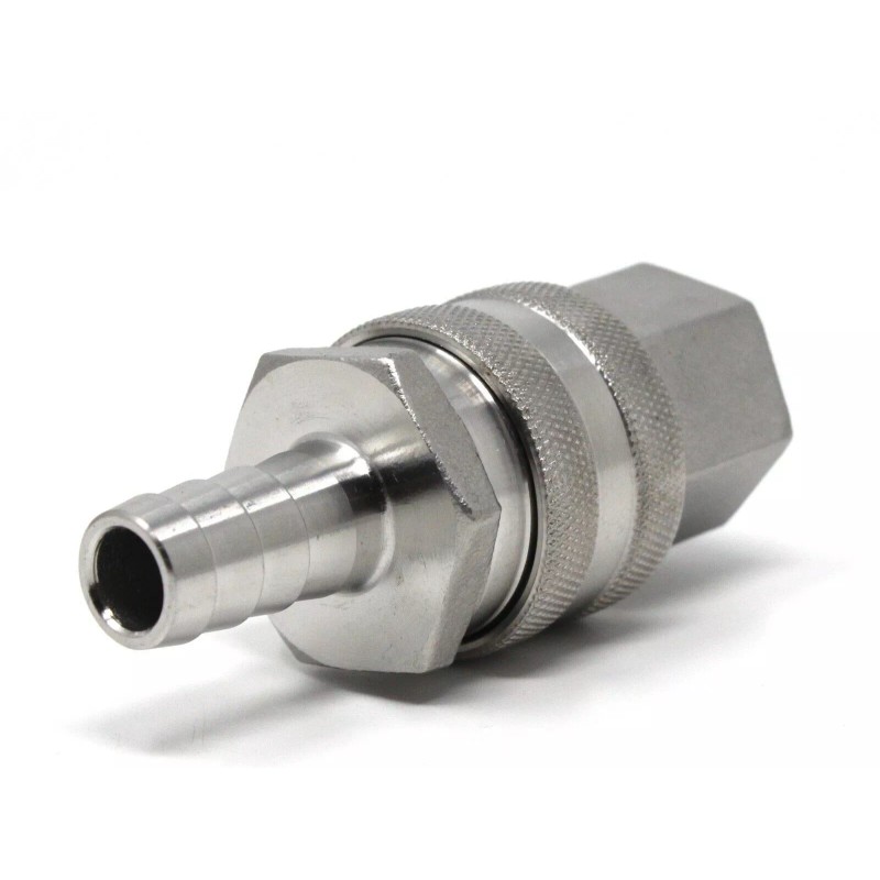 TAPCRAFT Stainless Steel Quick Disconnect Set 1/2" FPT
