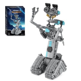 Nutain Johnny 5 Robot Building Toys,Movie Short Open Circuit Figures Robot Model Bui...