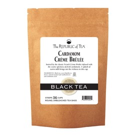 The Republic of Tea Cardamom Creme Brulee Black Tea, 36 Tea Bags