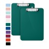 Mr. Pen- Plastic Clipboard, 12.5” x 9”, 2 Pack, Teal,