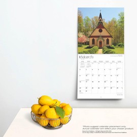 Volunteer State | Tennessee Places | 2025 12 x 24 Inch Monthly Square Wall Calendar | Plastic-Free | BrownTrout | USA United States of America Southeast State Nature
