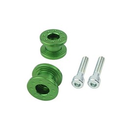 POSH 004018-18 Motorcycle Accessories Racing Stand Hook M8 Set of 2 Light Green