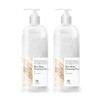 Earthroha Large Capacity Rice Bran Cleansing Foam 500ml x 2 / Removes sebum waste without tightness / 어스로하 대용량 쌀겨 클렌징 폼 500ml x 2개  당김없는 피지 노폐물제거