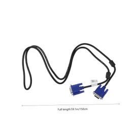 Operitacx 2pcs VGA Data Cable for PC Projector and Monitor High-Quality VGA Connector Male to Male for Office and Home Use