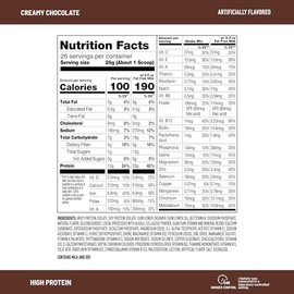 SlimFast Polvo de reemplazo de comidas, mezcla de batidos de alta proteína con mezcla de vitaminas y minerales, sin gluten, chocolate con leche cremos